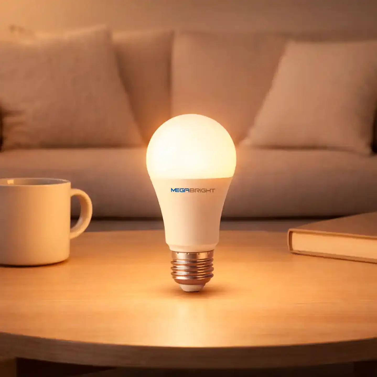 Ampolleta LED E27 9W A60 - Luz Fría/Cálida Certificación SEC 1