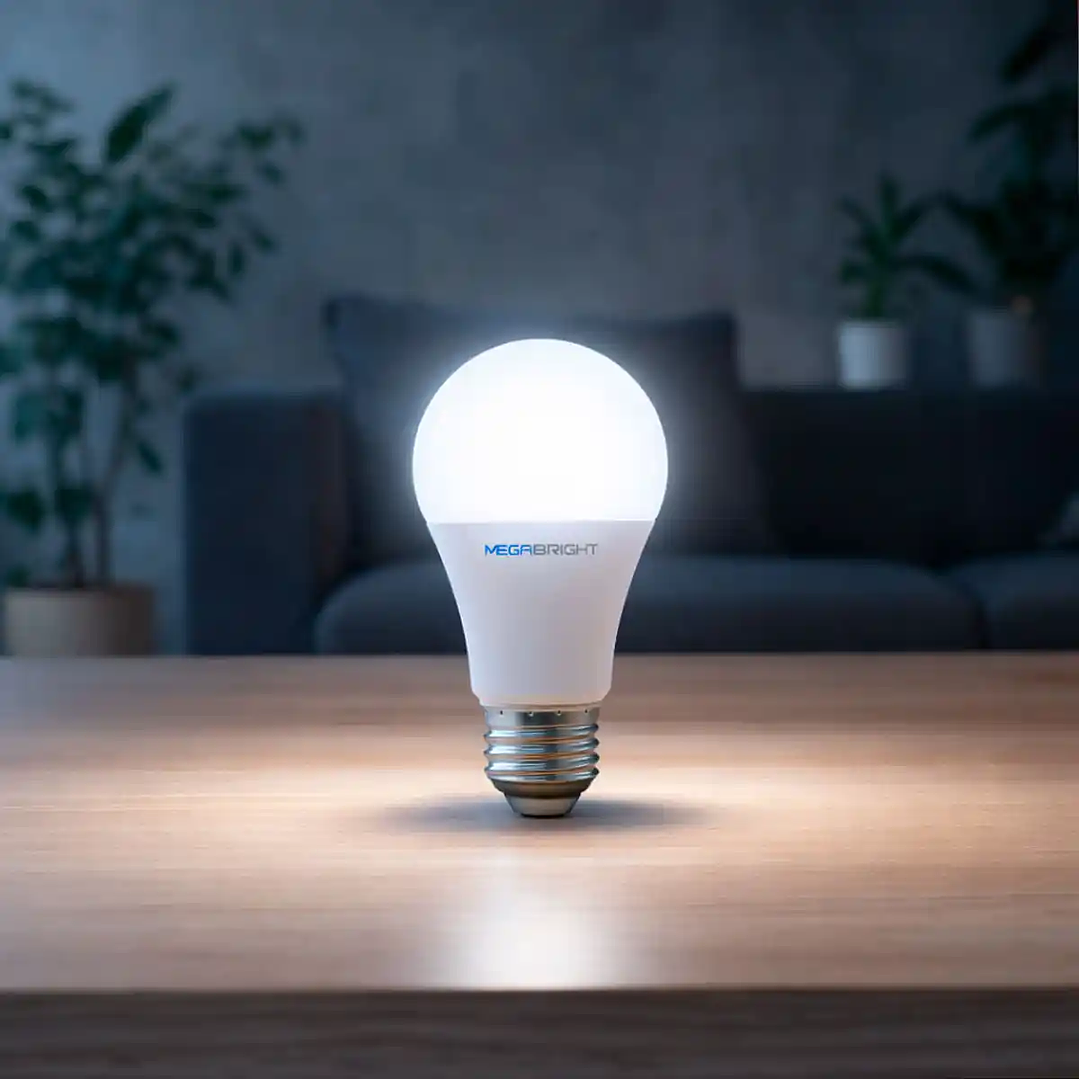 Ampolleta LED E27 9W A60 - Luz Fría/Cálida Certificación SEC 2