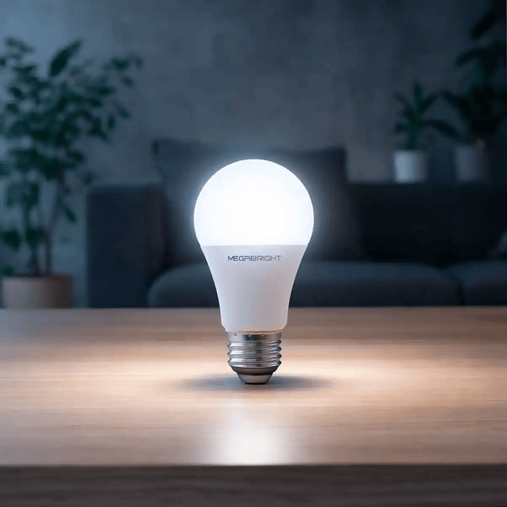 Ampolleta LED E27 9W A60 - Luz Fría/Cálida Certificación SEC 2