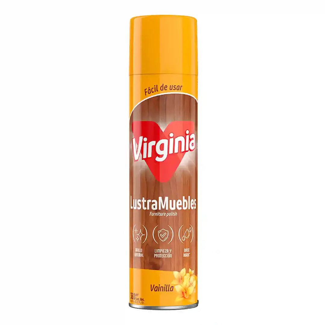Lustra Muebles Virginia Aerosol 360cc - Brillo y Protección Total 2
