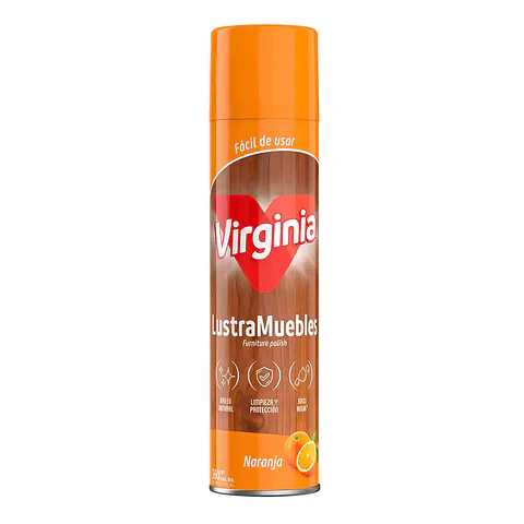 Lustra Muebles Virginia Aerosol 360cc - Brillo y Protección Total