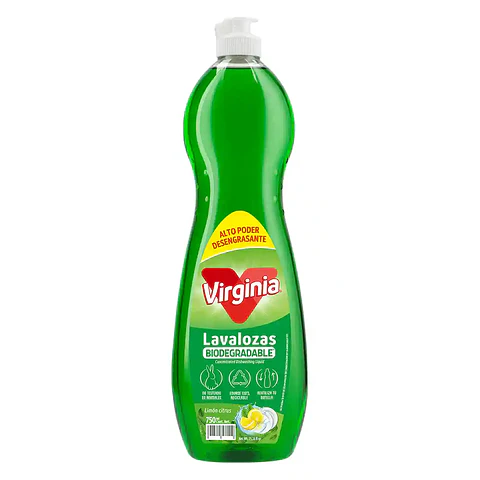 Lavalozas Virginia Concentrado 750ml – Ultra Desengrasante Limón