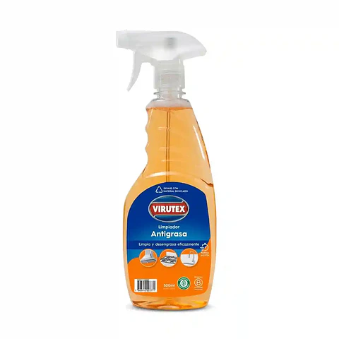 Limpiador Antigrasa Virutex 500ml: Desengrasante Biodegradable de Alta Eficacia