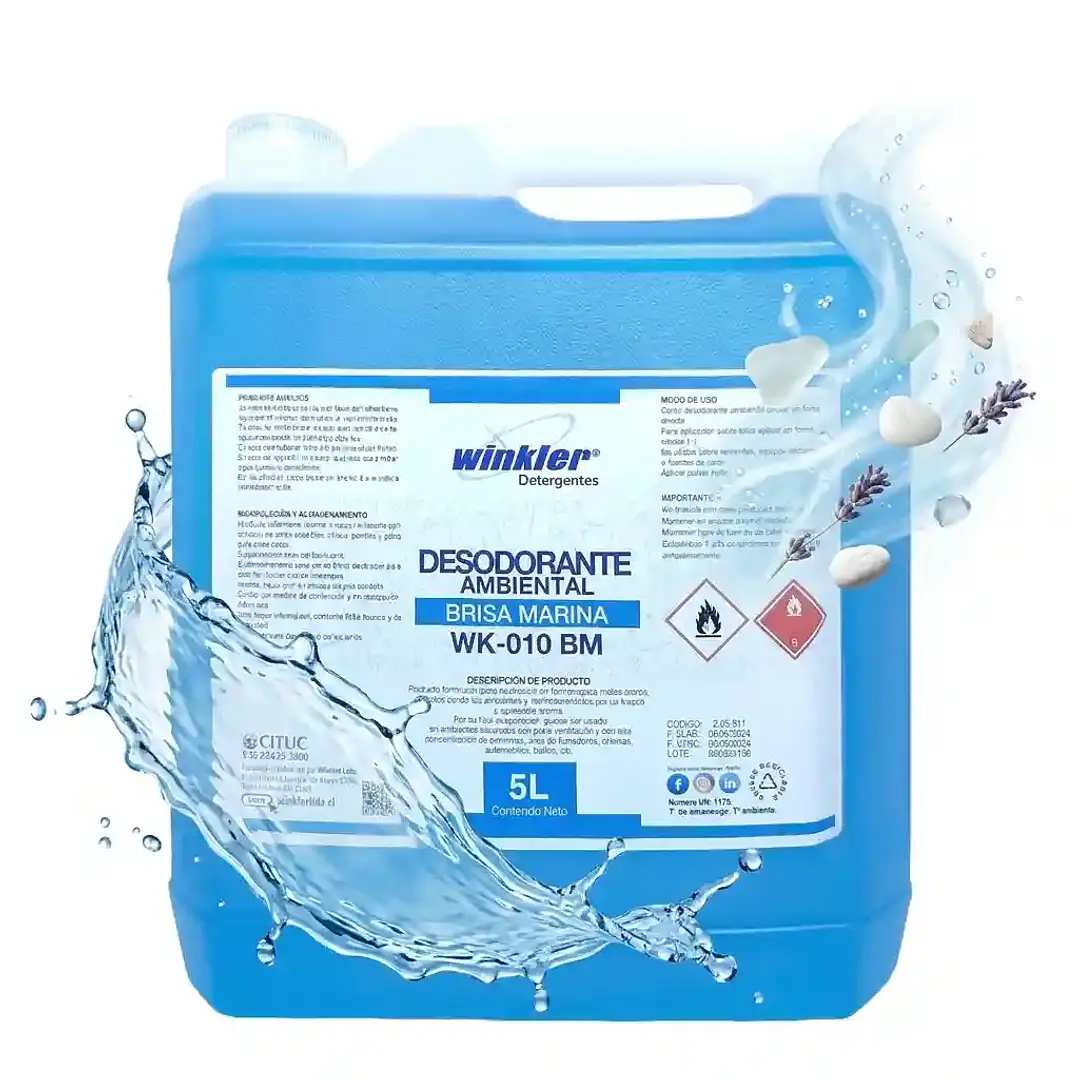 Aromatizante Ambiental Winkler 5L: Desodorante Profesional 3