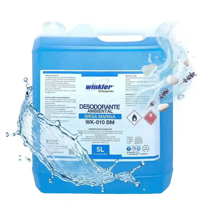 Aromatizante Ambiental Winkler 5L: Desodorante Profesional 3