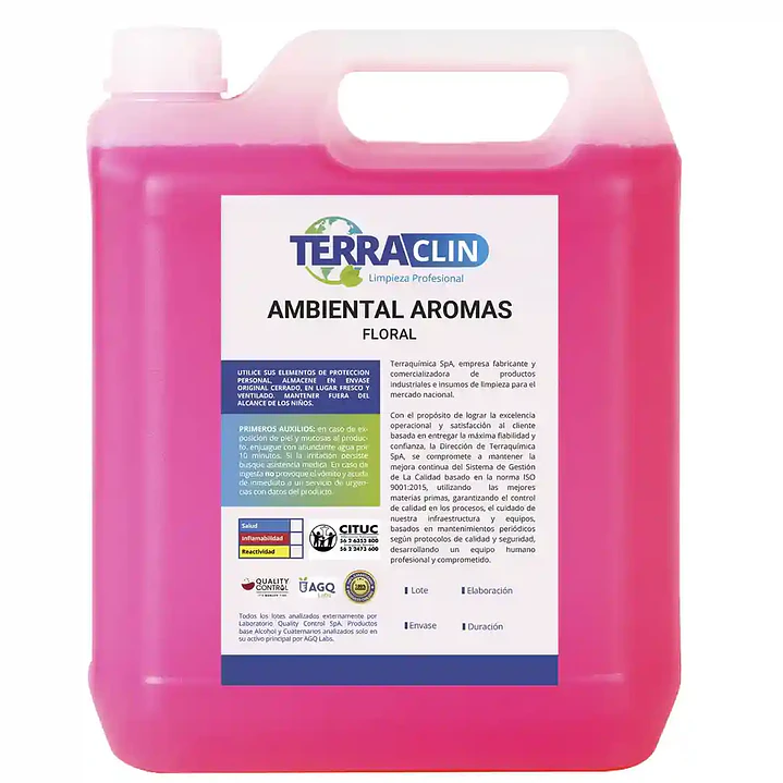 Aromatizante y Desodorante Ambiental Industrial Terraclin 2
