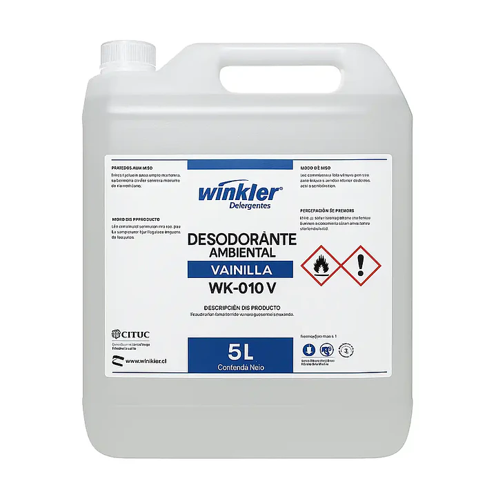 Aromatizante Ambiental Winkler 5L: Desodorante Profesional 3