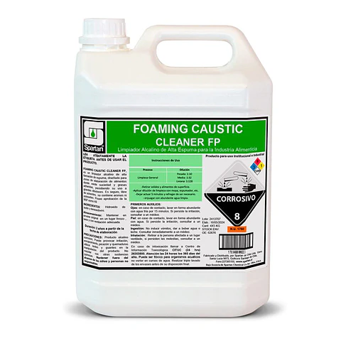 Foaming Caustic Cleaner FP 5Kg: Desengrasante Industrial Grado Alimenticio