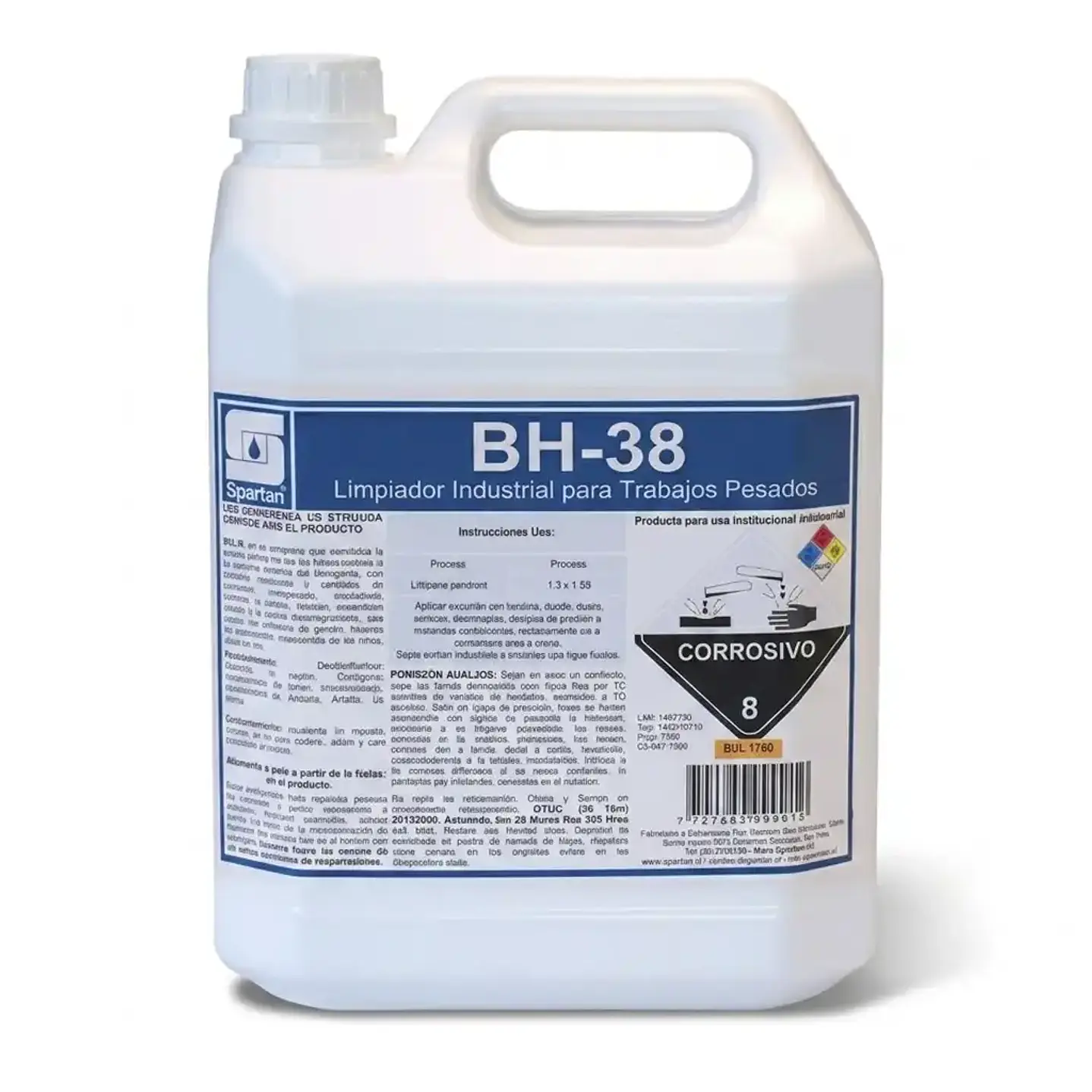 Limpiador Industrial BH‑38 – Spartan – 5  kg 1