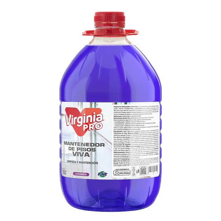 Mantenedor de pisos Viva Lavanda Virginia bidón 5 L para uso profesional 1