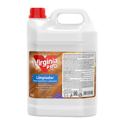 Limpiador Pisos Flotantes y Laminados Virginia 5 Lts