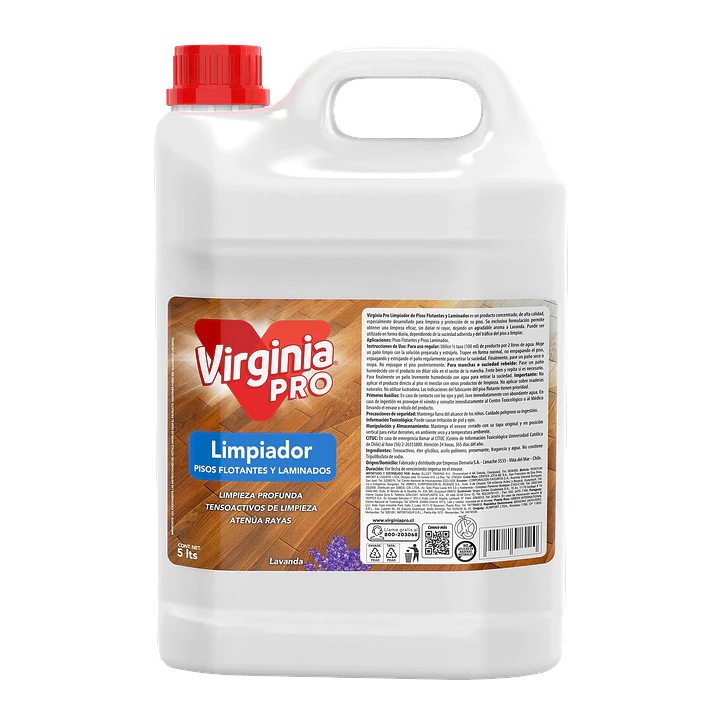 Limpiador Pisos Flotantes y Laminados Virginia 5 Lts 1
