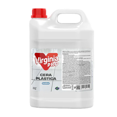 Virginia - Cera Plástica Incolora Lustrable - Bidón de 5 Litros