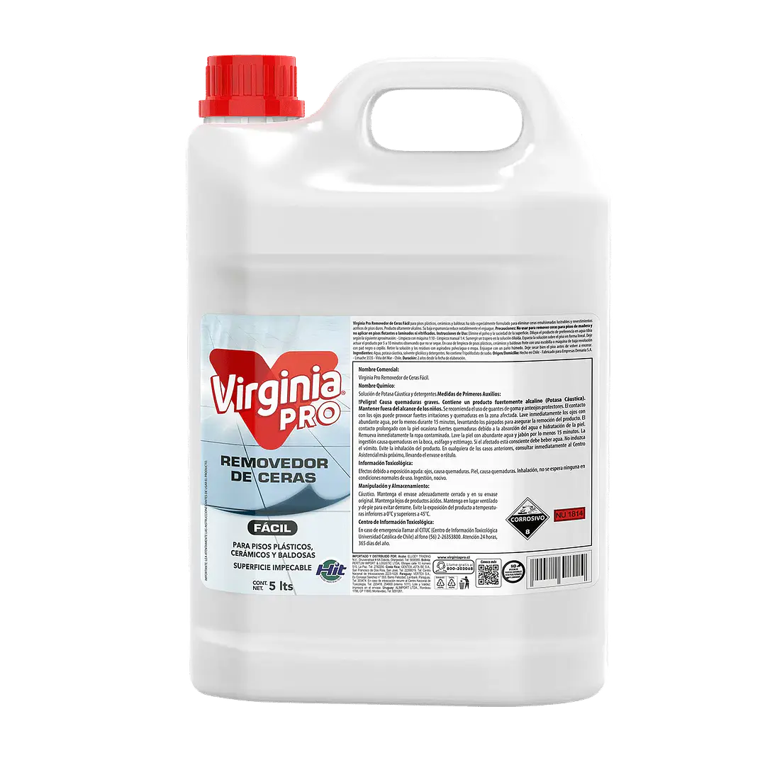 Removedor de Ceras Fácil Virginia 5 Lts 1