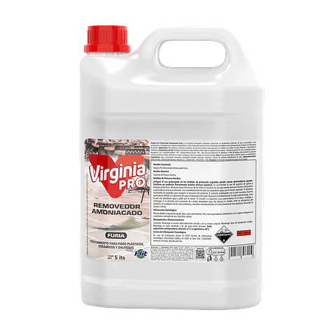 Detergente Amoniacado Furia 5L | Removedor de Ceras y Grasa Pesada