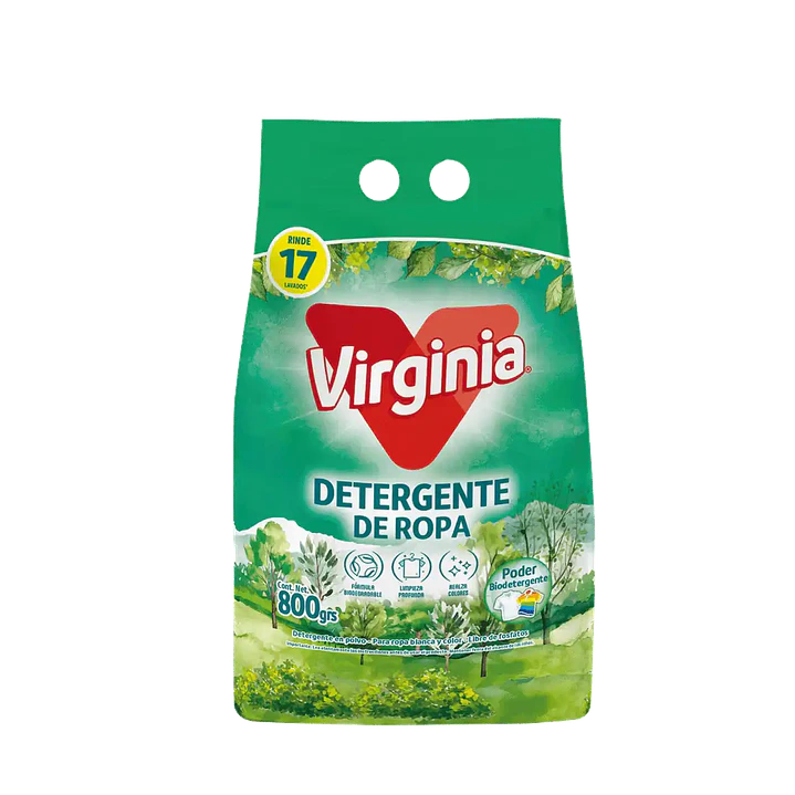 Detergente en polvo Virginia Bosque 800 g 1