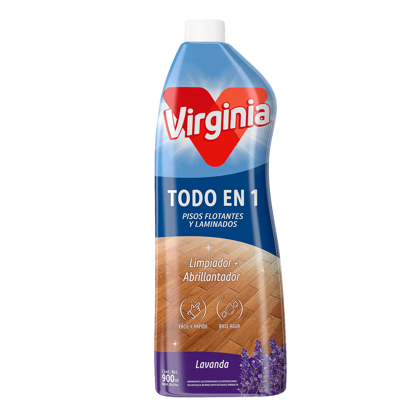 Limpiador y abrillantador piso flotante Virginia 900 ml 1