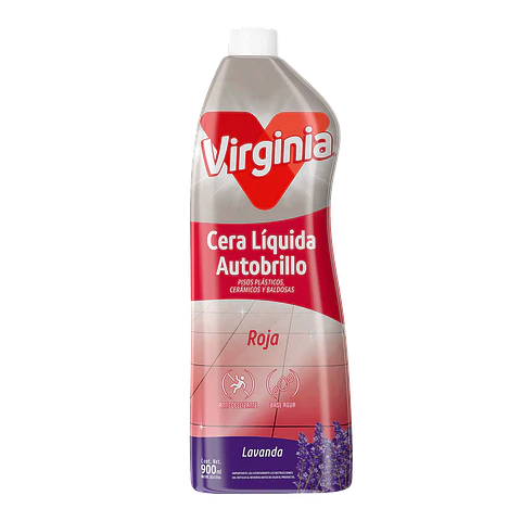 Cera Líquida Autobrillo Roja 900ml Virginia