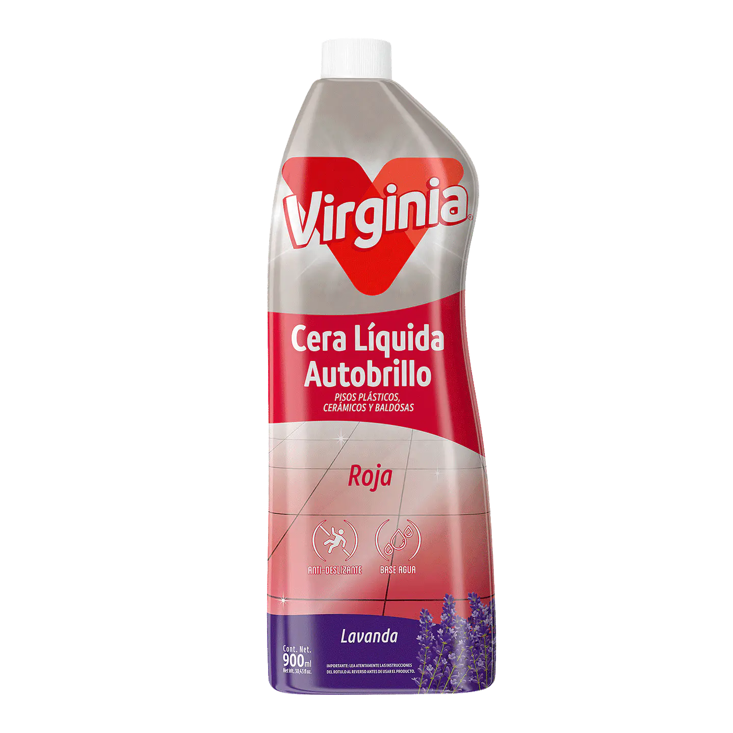 Cera líquida autobrillo roja Virginia 900 ml 1