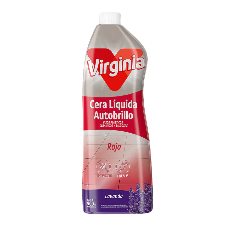 Cera líquida autobrillo roja Virginia 900 ml 1