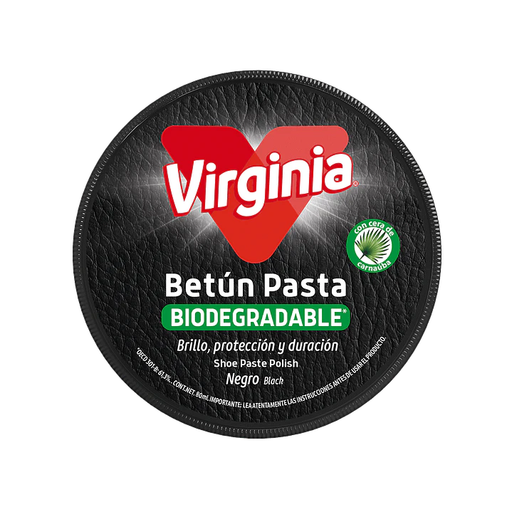 Betún pasta negro Virginia 80 ml 1