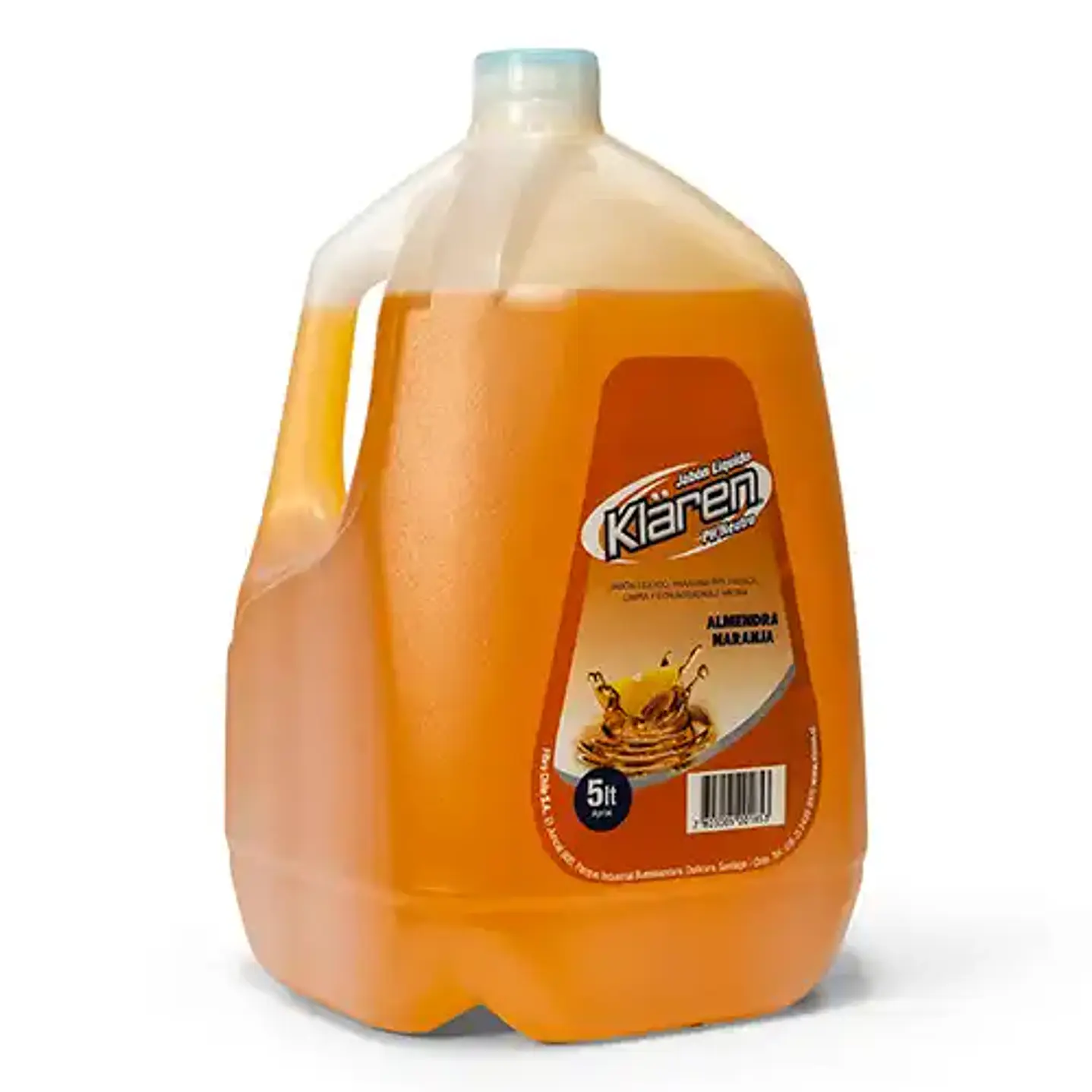Jabón líquido para manos Almendra Naranja Klaren bidón 5 L para uso profesional 1