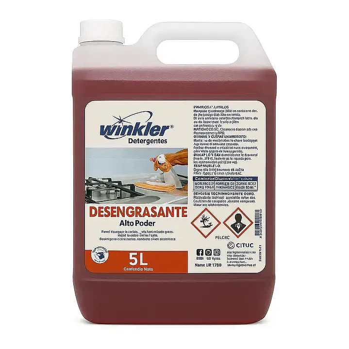 Desengrasante Industrial WK-093 5L: Descarbonizante de Alta Potencia 1