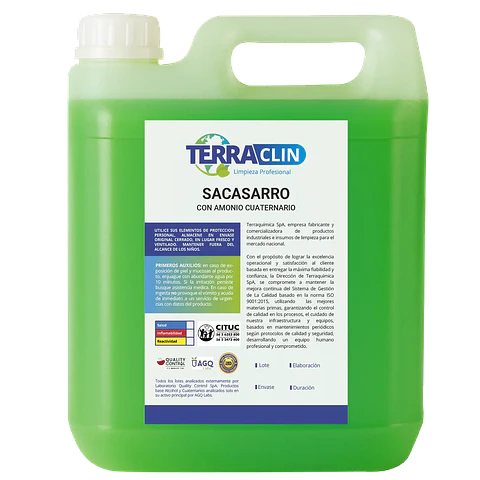 Removedor de sarro alta viscosidad Terraclin Saca Sarro bidón 5 L para uso profesional