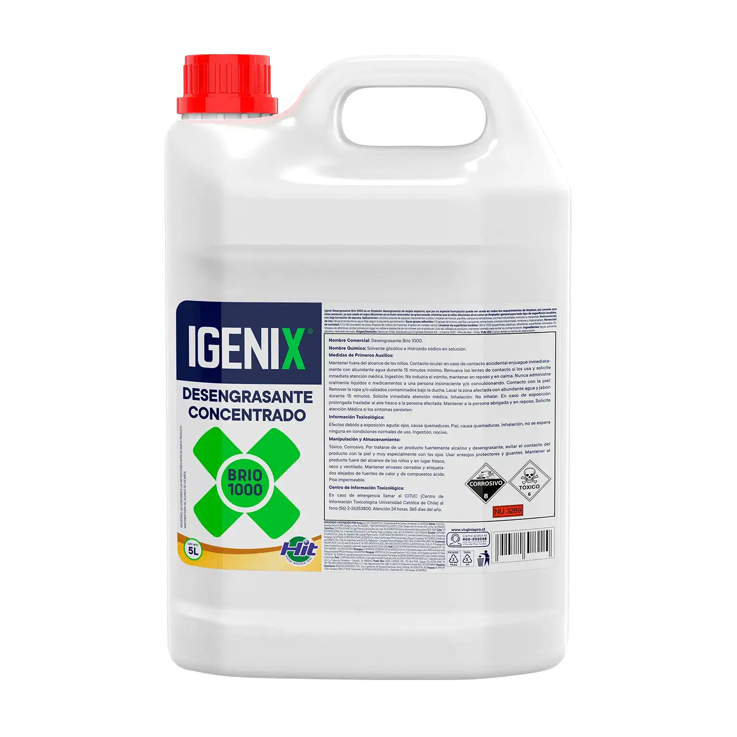 Desengrasante Industrial Brio 1000 Concentrado – 5 L