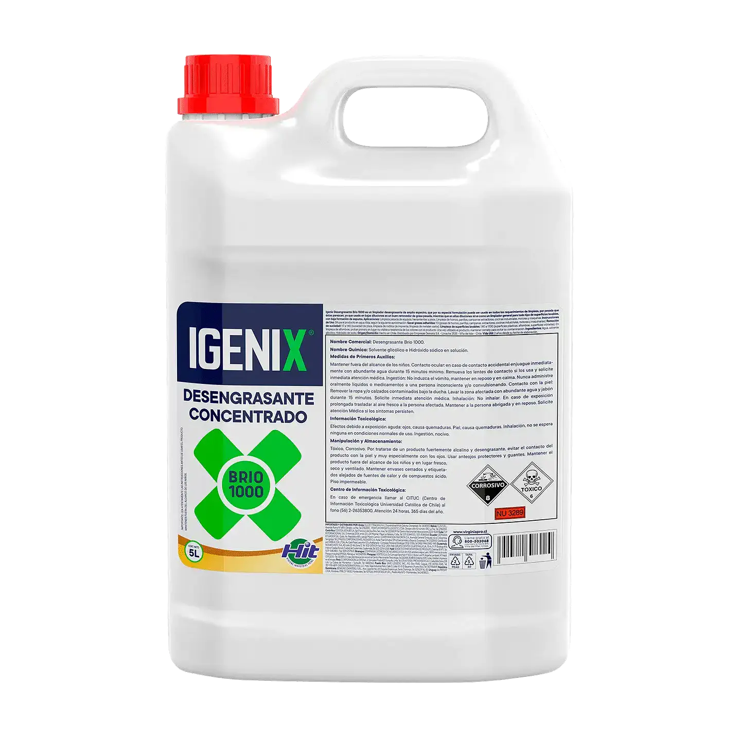 Desengrasante Industrial Brio 1000 Concentrado – 5 L 1