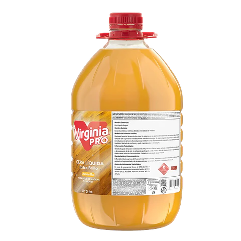 Cera líquida para pisos de madera y parquet Virginia Pro 5 L