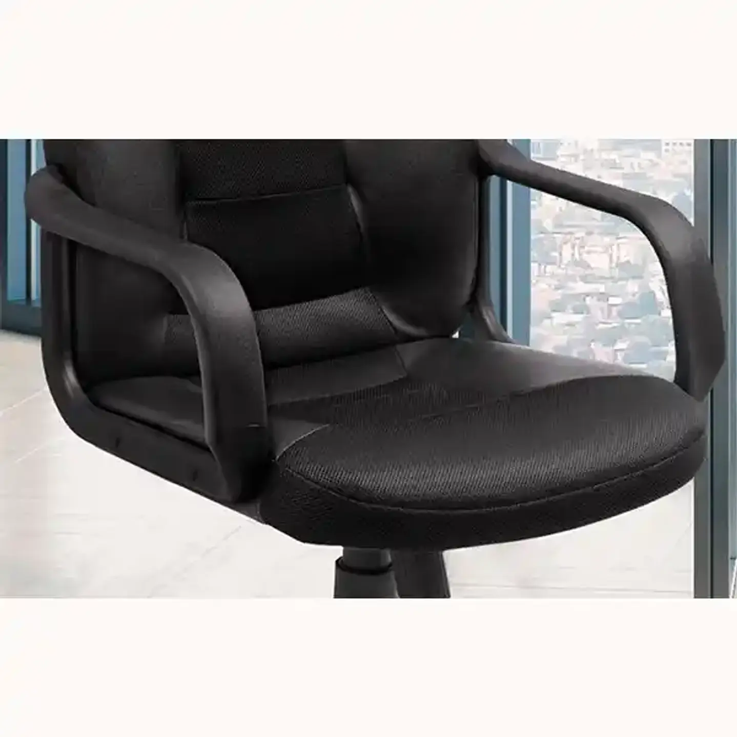 Toulouse | Silla Ejecutiva de Escritorio con Reposabrazos – Negra 2