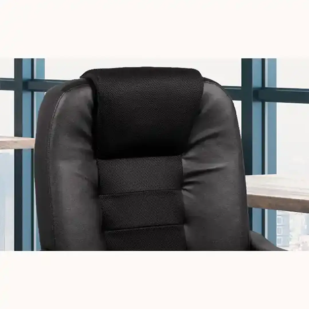 Toulouse | Silla Ejecutiva de Escritorio con Reposabrazos – Negra 3