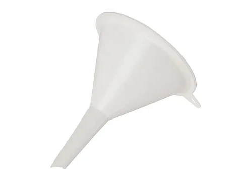 Embudo Plástico Blanco 14 cm – Boquilla 1”