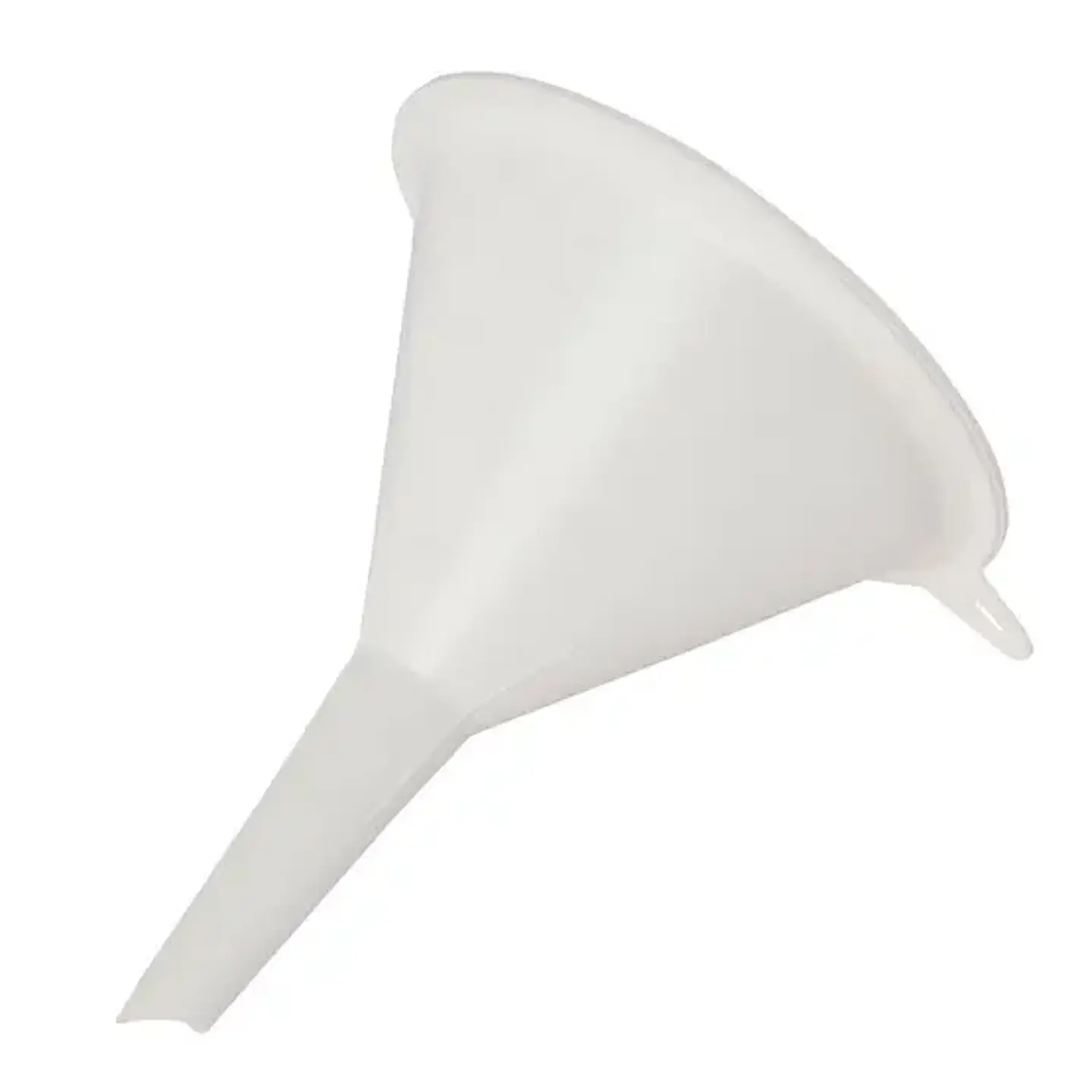 Embudo Plástico Blanco 14 cm – Boquilla 1” 1