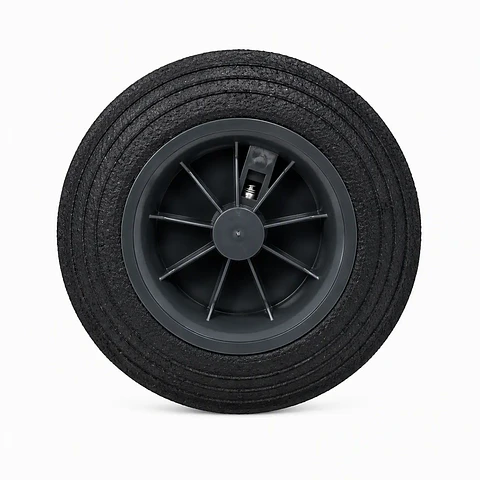 Rueda Maciza 200 mm para Contenedor de Basura SULO y Otras Marcas Compatibles