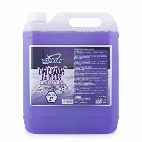 Limpiador de Pisos Aroma Lavanda Winkler WK-634  Bidón 5 Litros