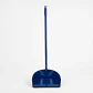 Virutex Pro - Pala Recogedora de Plástico con Mango de Metal y Banda de Goma - Azul - Miniatura 1