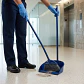 Virutex Pro - Pala Recogedora de Plástico con Mango de Metal y Banda de Goma - Azul - Miniatura 4