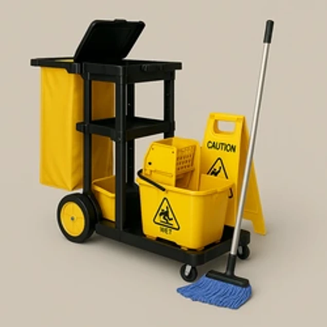 Carros y baldes de aseo