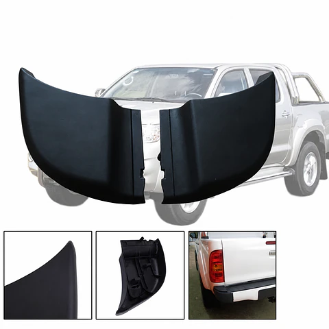 PLASTICOS LATERALES PARACHOQUE TRASERO Izq/Derecho Par(2010-16 HILUX)