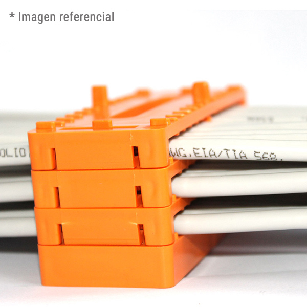 Fijador de Cables 6mm x 12 Amarillo 8