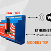 Conversor Modbus Serie a Modbus TCP Inalámbrico EGW1-MB-WiFi