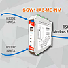 Conversor NMEA a Modbus RTU/ASCII SGW1-IA3-MB-NM