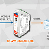 Conversor de Comunicaciones Modbus a Hostlink SGW1-IA3-MB-HL