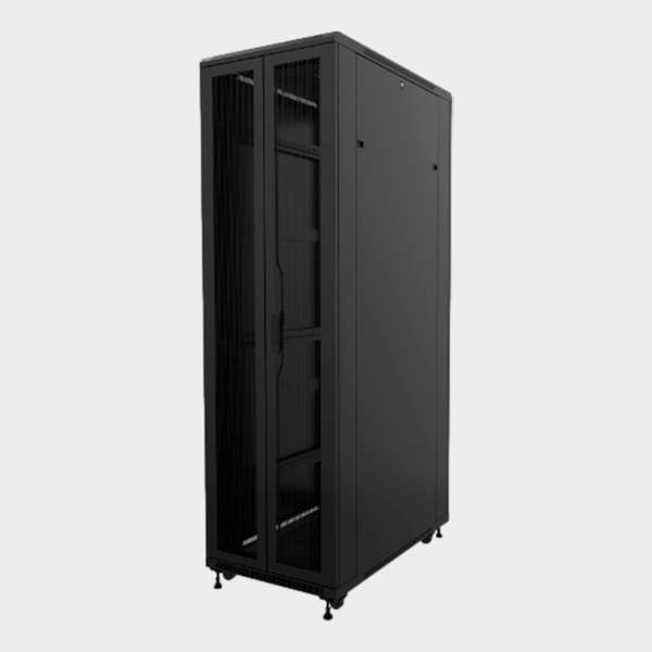 Gabinete de Piso NEXXT 27U 60x60cm 2 Ventiladores 3