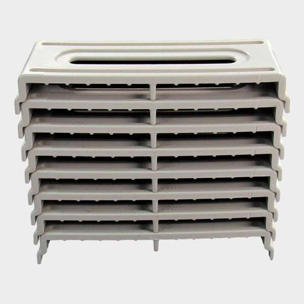 Fijador de Cables 8mm x 12 Gris 6