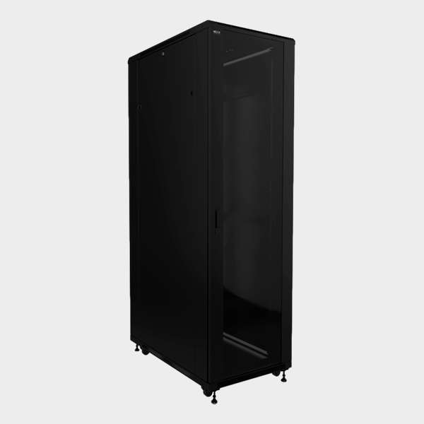 Gabinete de Piso NEXXT 27U 60x60cm 2 Ventiladores 8