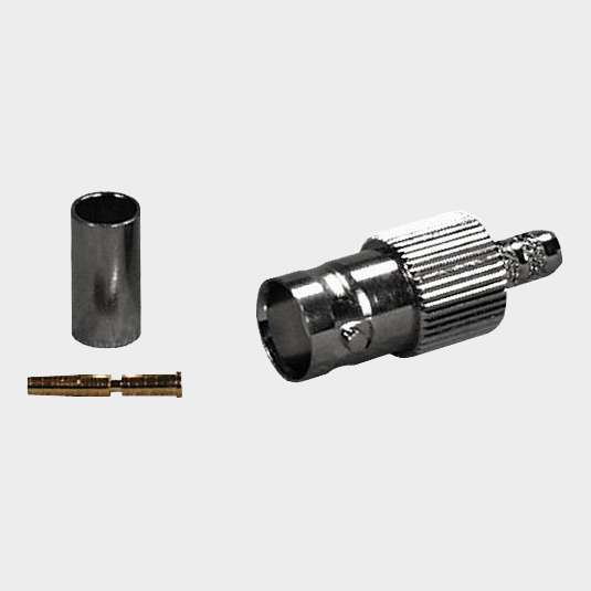 Conector BNC Crimp Jack RG-58, B21110G-H 1