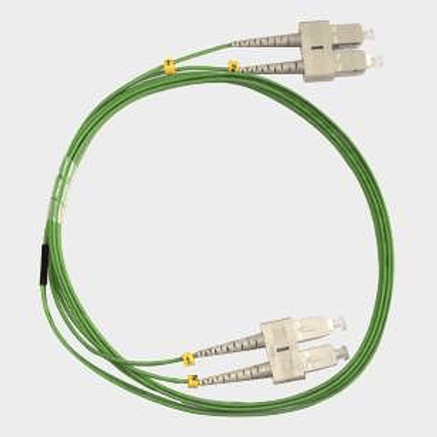 Jumper SC/SC Multimodo OM2 Duplex LSZH Verde 5m
